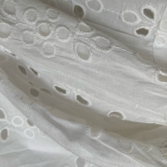 Ferris Cleobella White Eyelet Mini  Dress - Picture 8 of 11